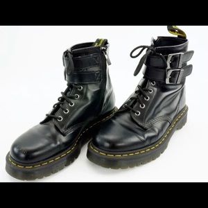Dr Martens 1460 Combat Buckle Boots